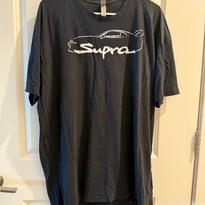 Next Level Apparel Black Supra Graphic Tee
